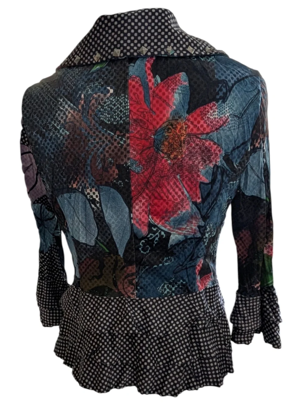 Alberto Makali Y2K Women's‎ Jacket Multi-Color Embellishments Size M